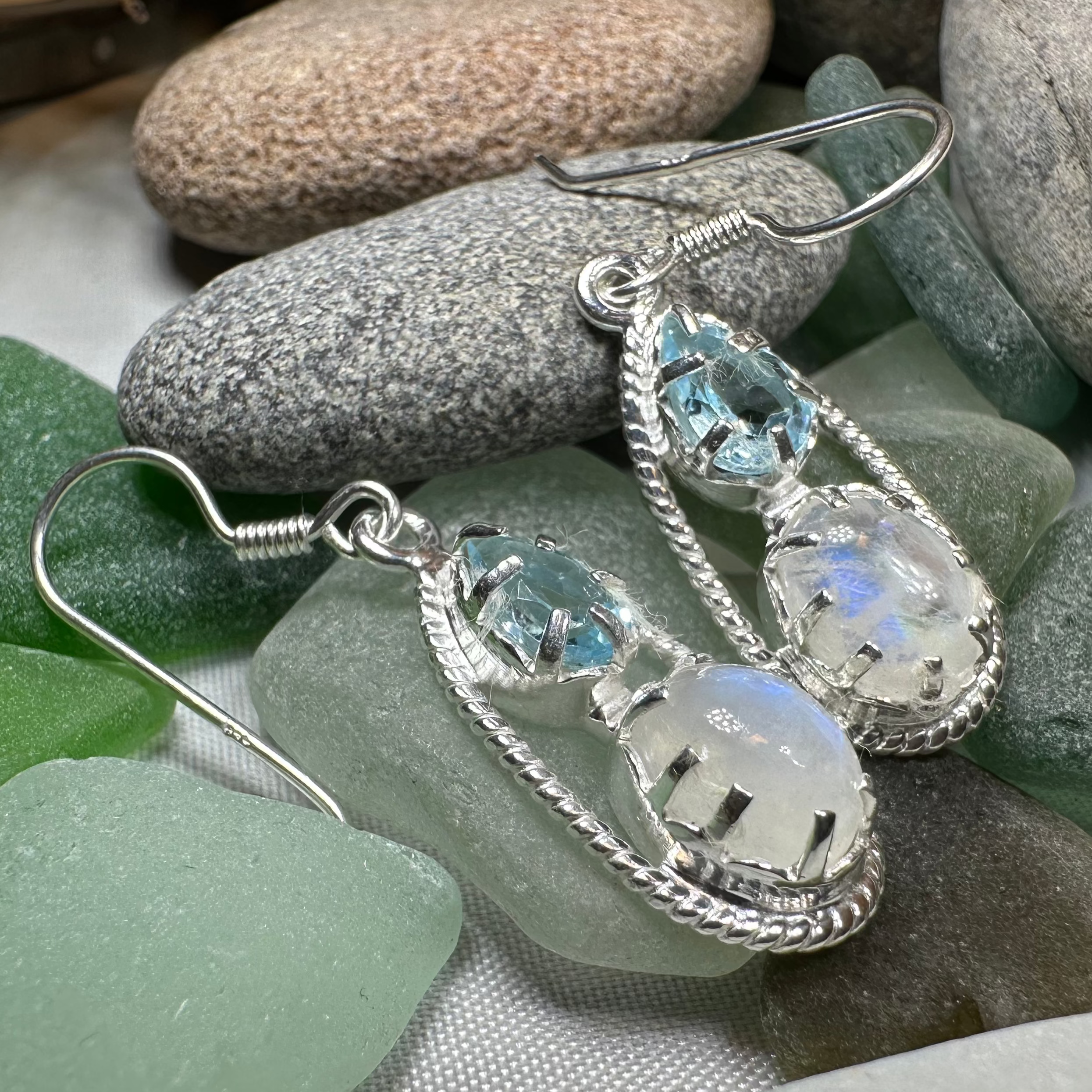 Diana Moonstone Earrings