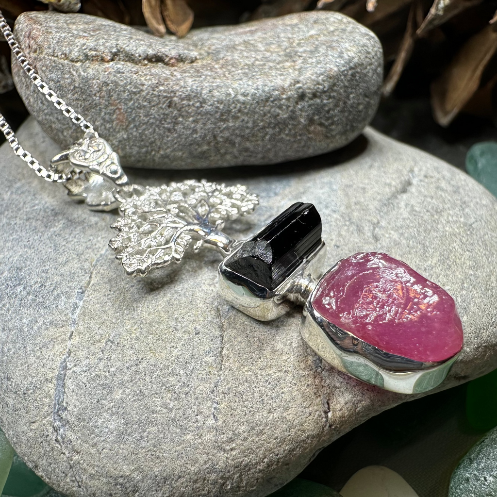 Tree of Life Gemstone Necklace
