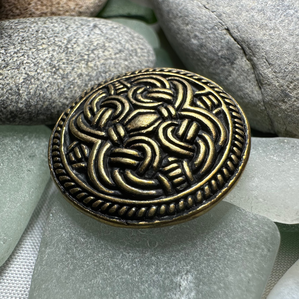 Bronze Jelling Celtic Brooch - Bronze Historical Reproduction Pin