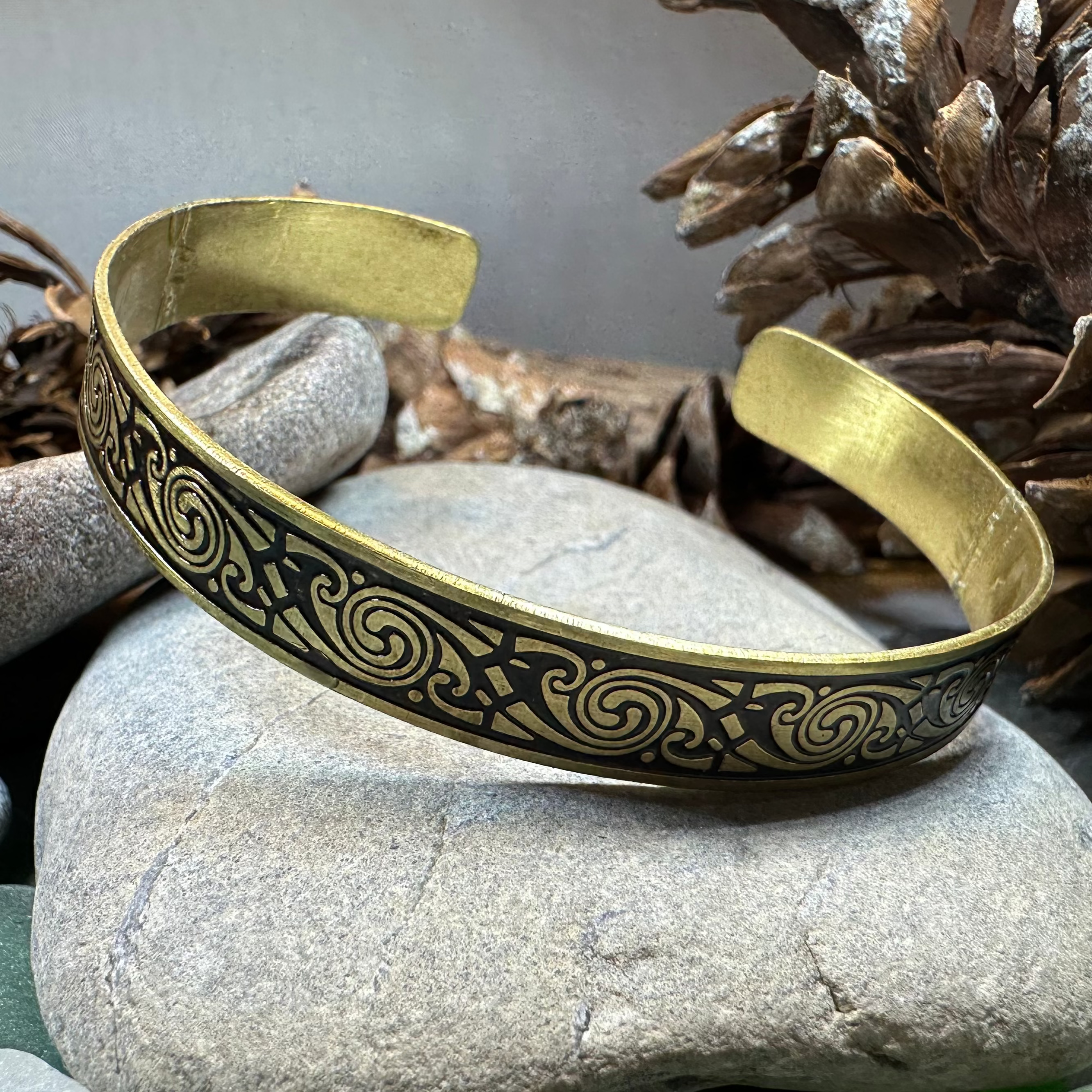 Pictish Bronze Cuff Bracelet