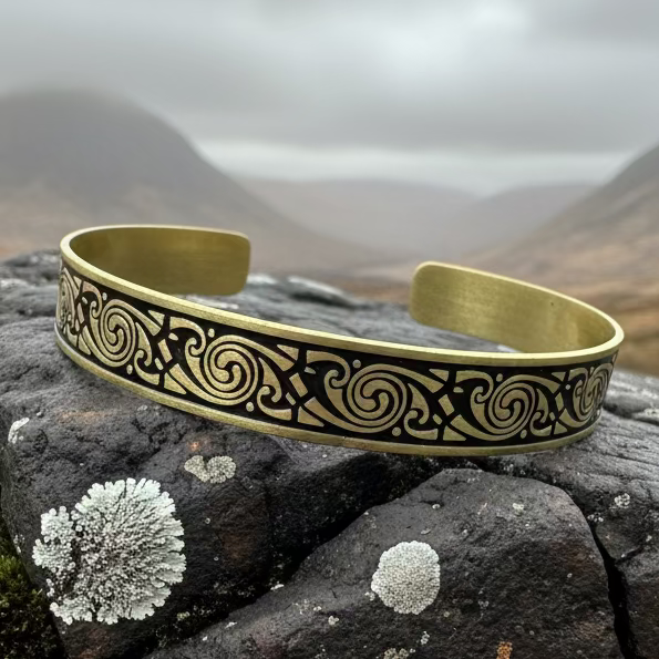 Pictish Bronze Cuff Bracelet
