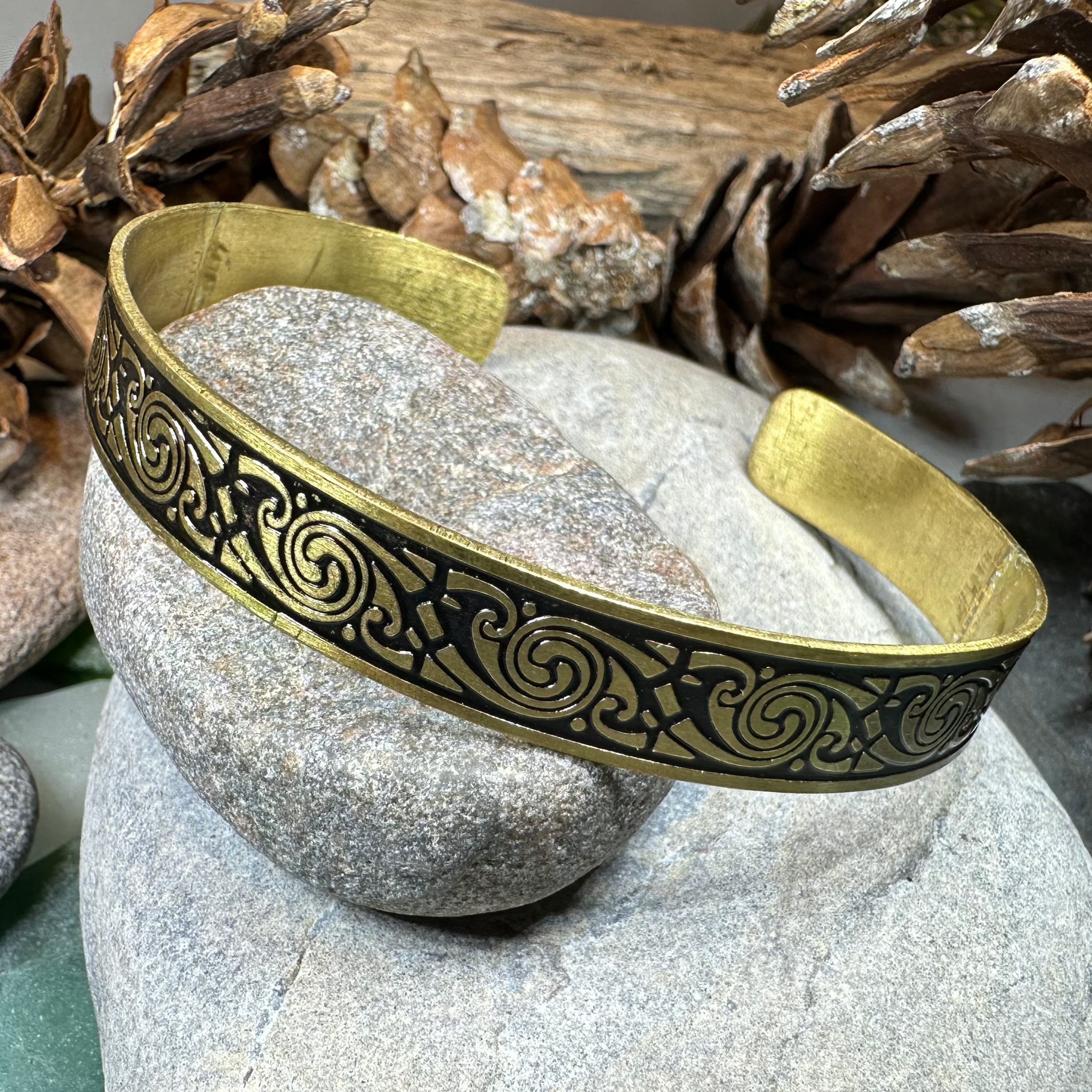 Pictish Bronze Cuff Bracelet