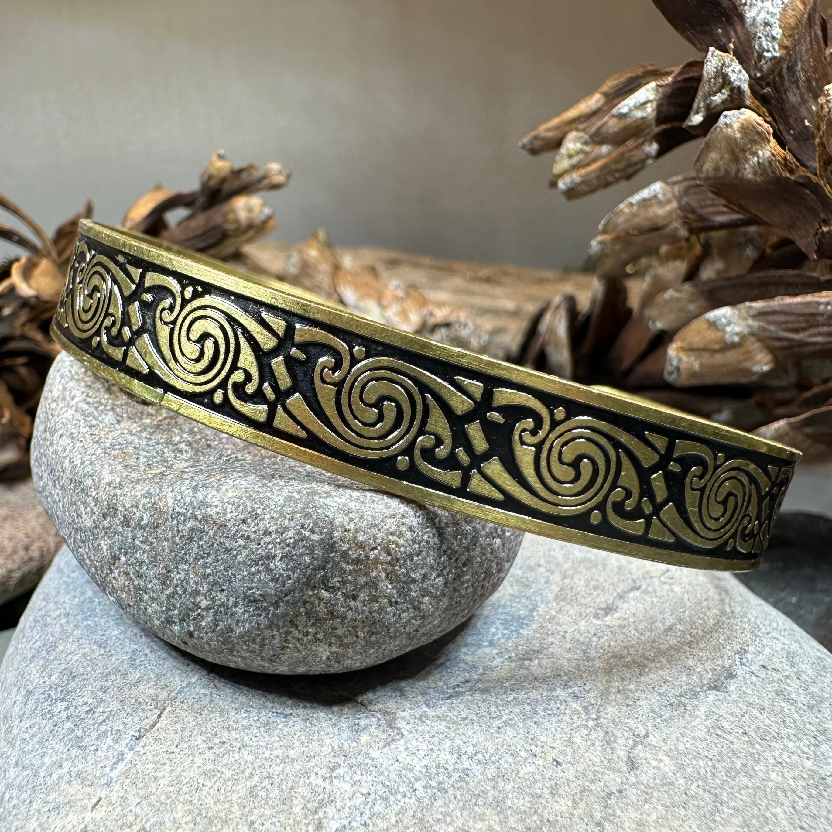 Pictish Bronze Cuff Bracelet