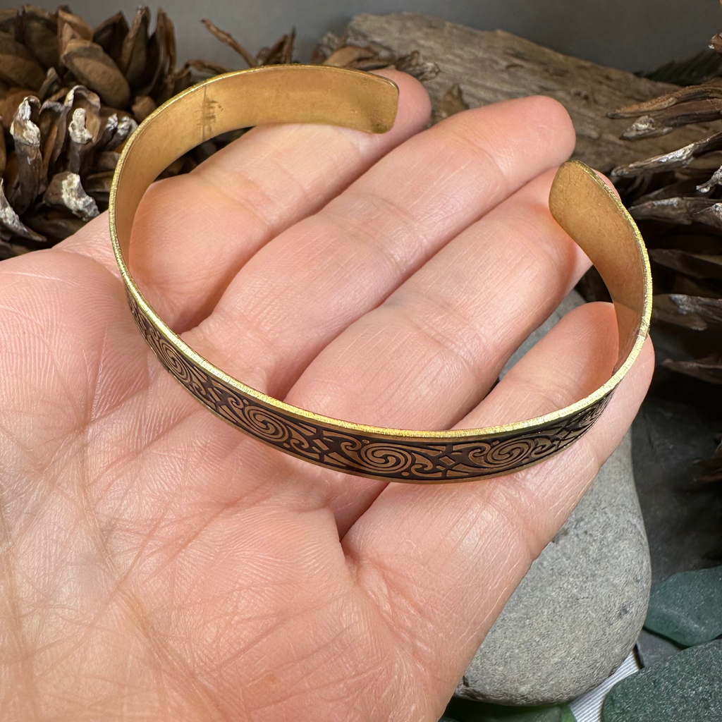 Pictish Bronze Cuff Bracelet