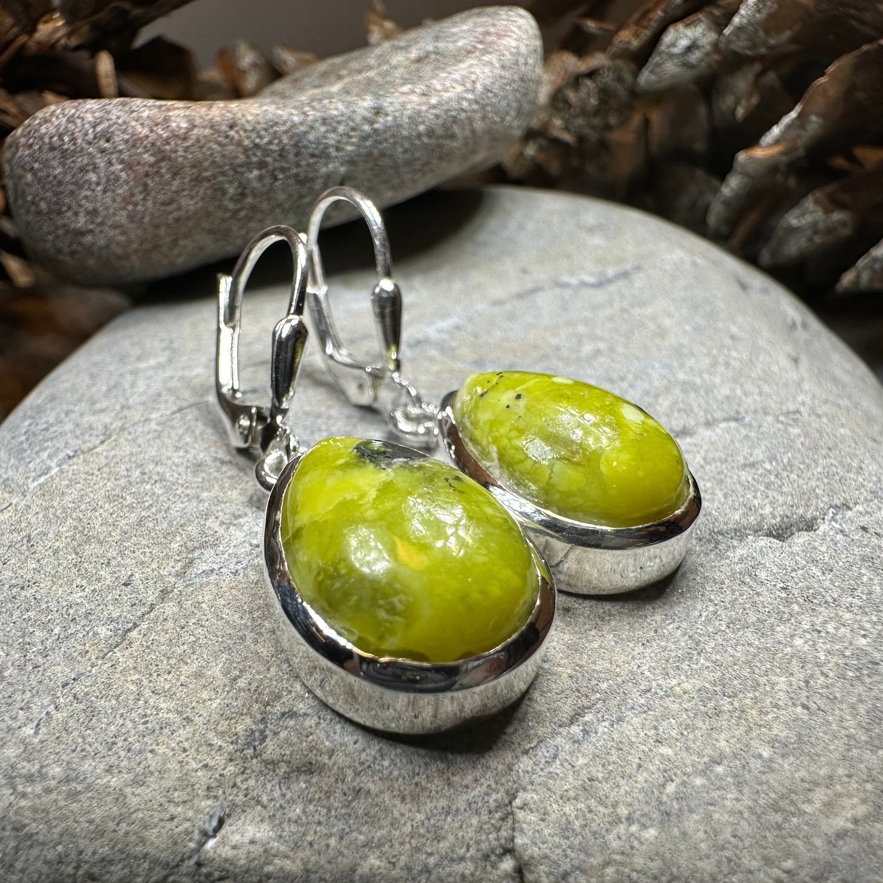 Connemara Marble Ireland Teardrop Earrings