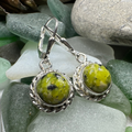 Petite Connemara Marble Ireland Earrings