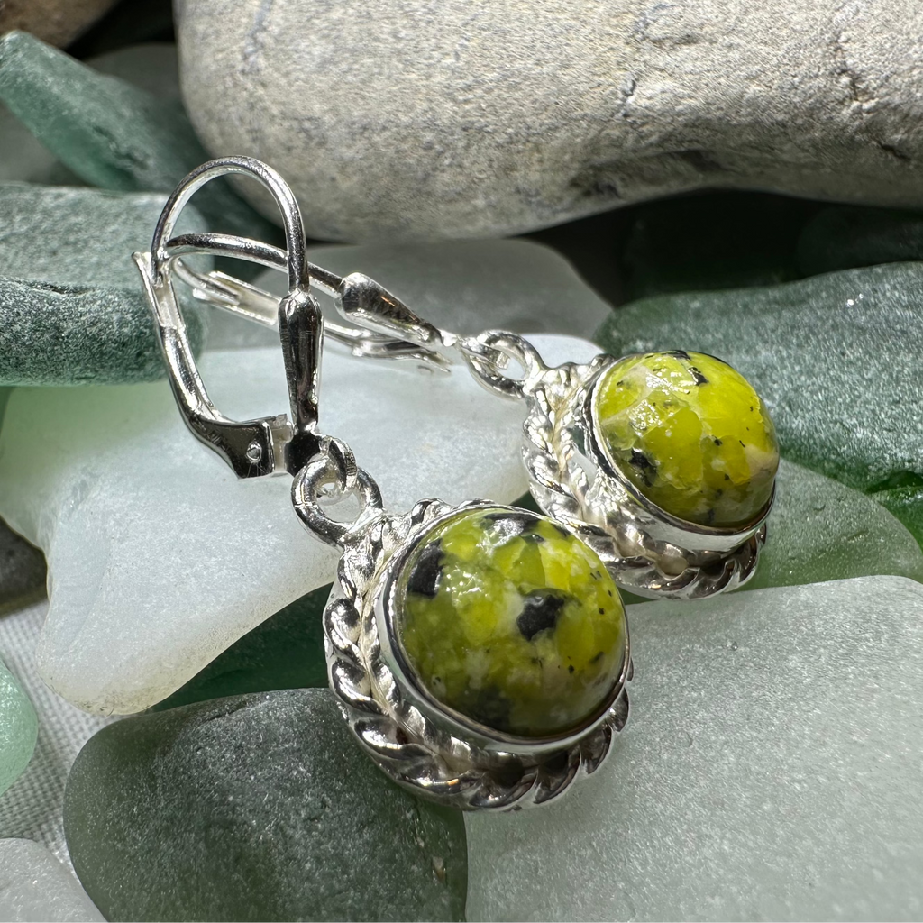 Petite Connemara Marble Ireland Earrings