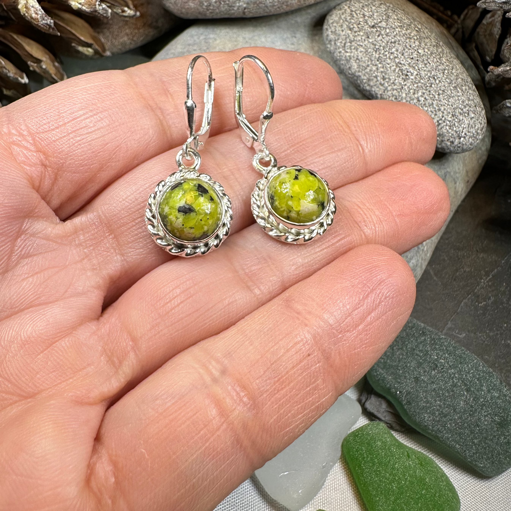 Petite Connemara Marble Ireland Earrings