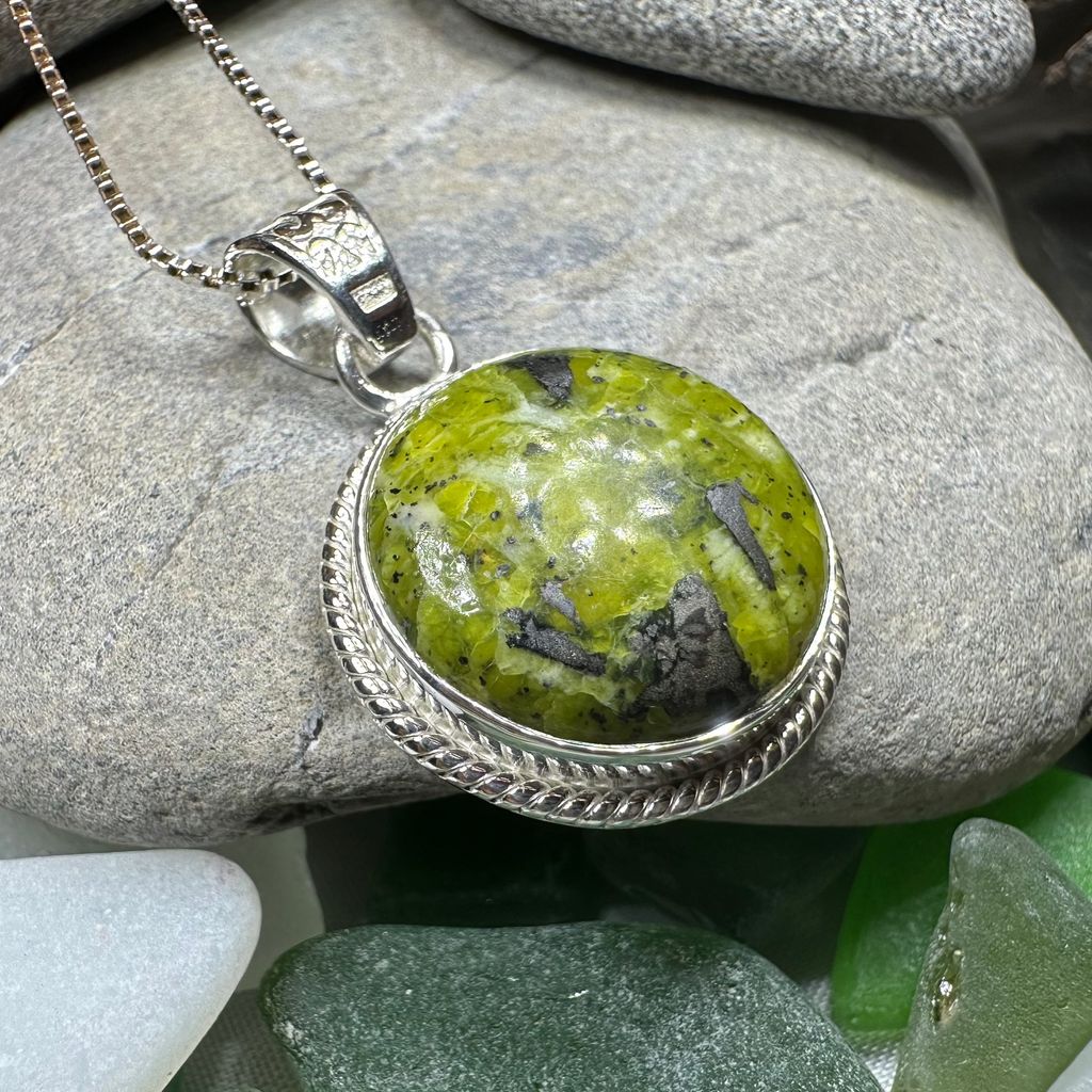 Connemara Marble Irish Round Necklace