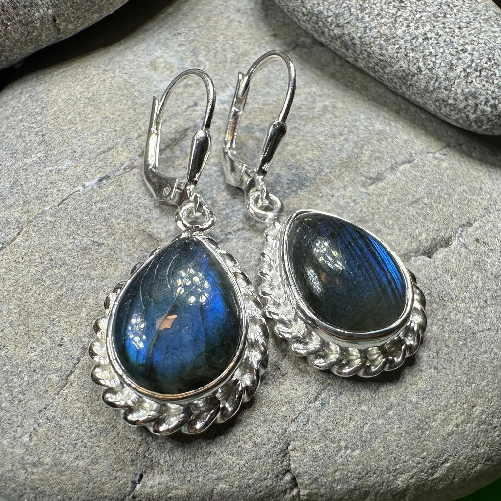 Classic Labradorite Earrings