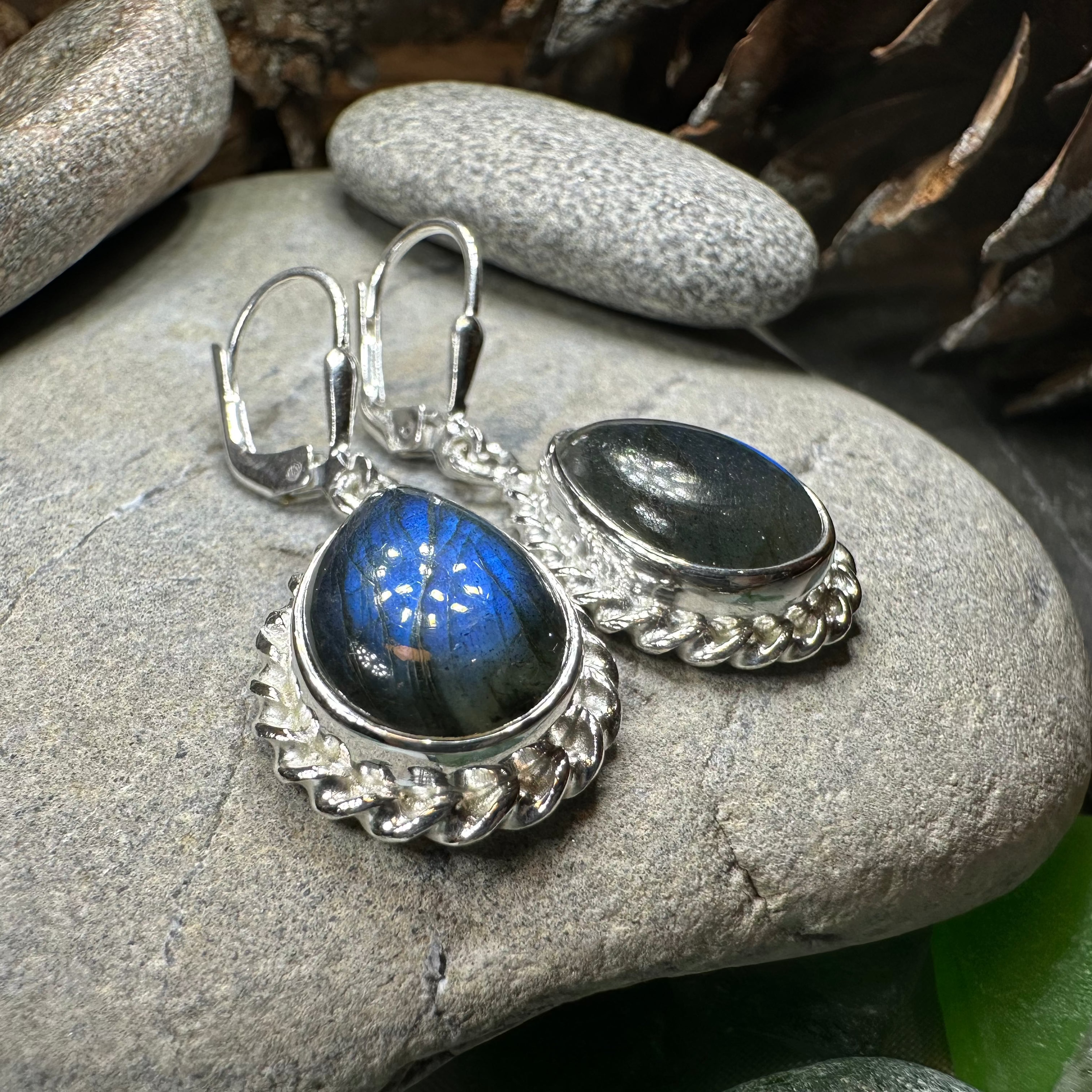 Classic Labradorite Earrings