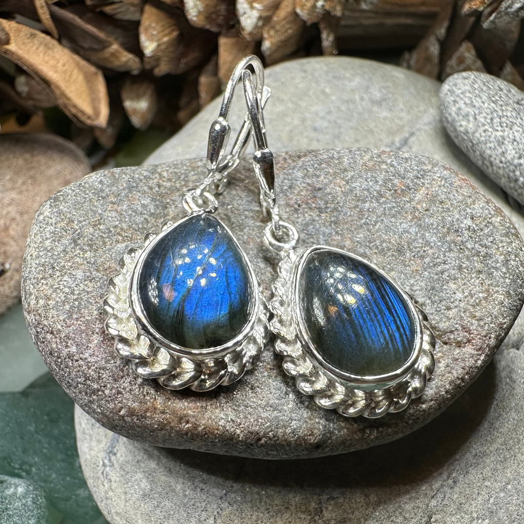 Classic Labradorite Earrings