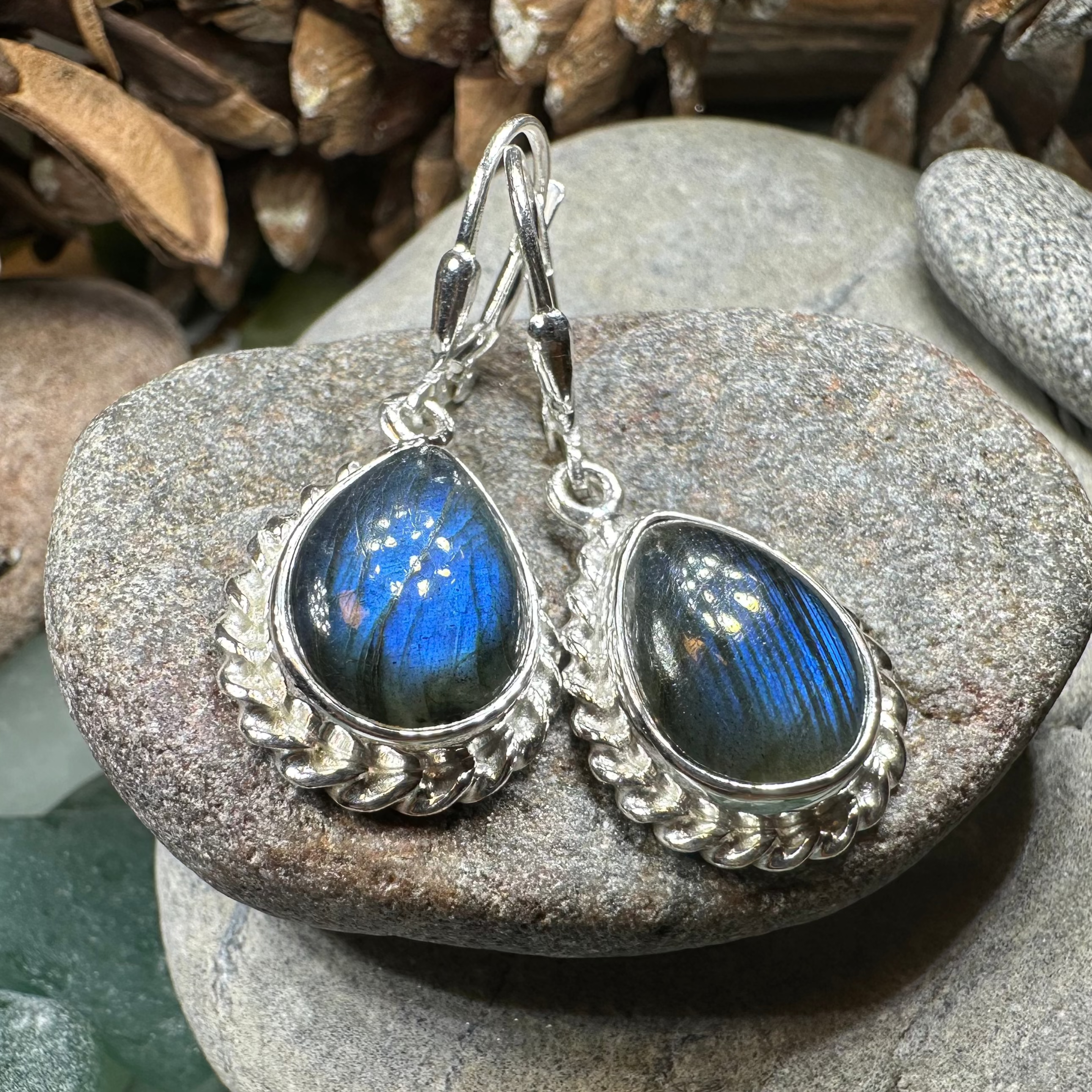 Classic Labradorite Earrings
