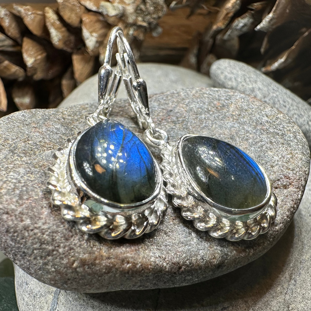 Classic Labradorite Earrings