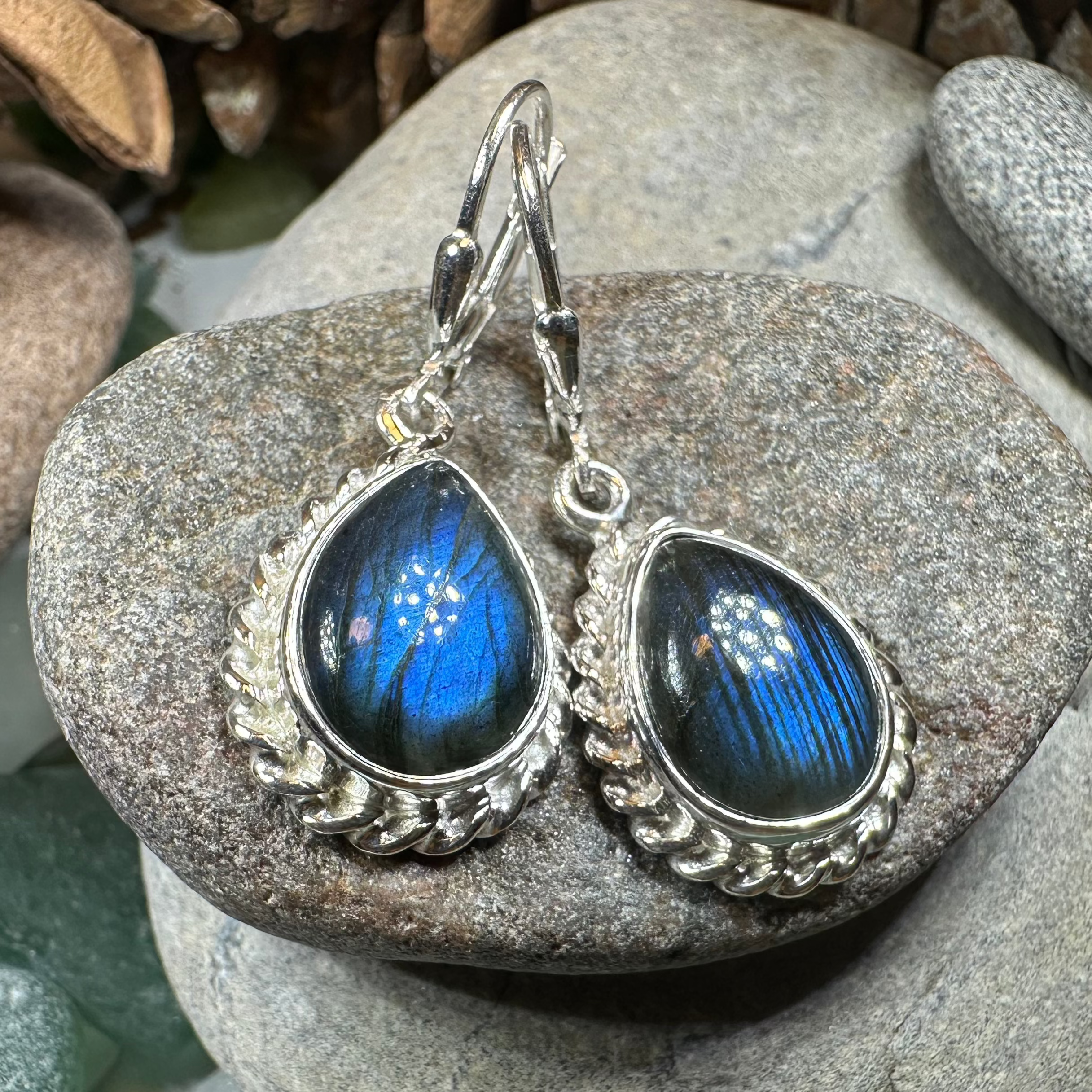 Classic Labradorite Earrings