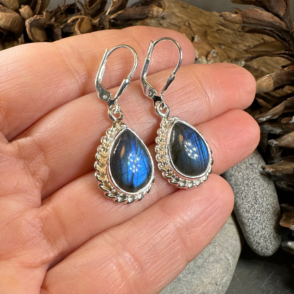 Classic Labradorite Earrings