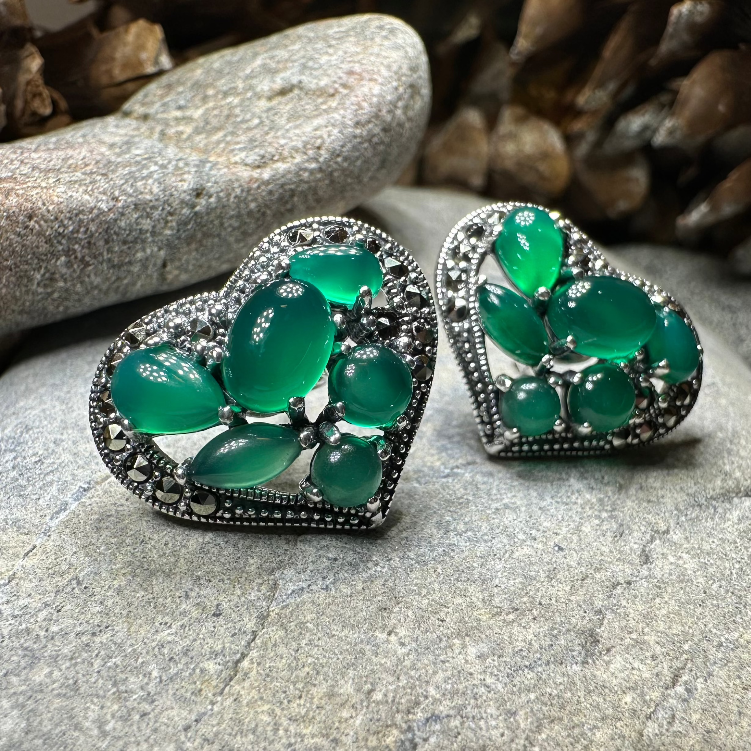 Timeless Heart Post Earrings
