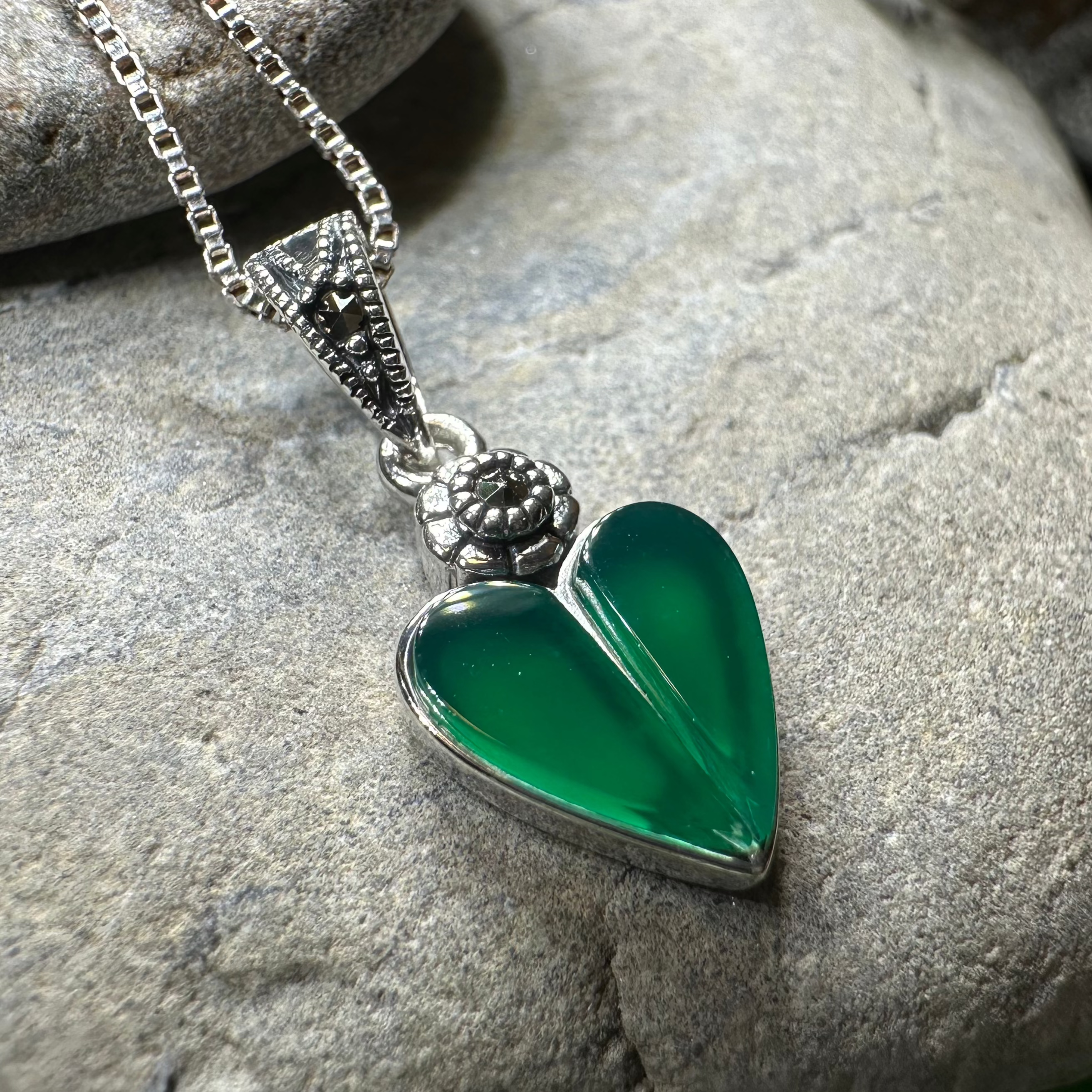 Aubrina Celtic Heart Necklace