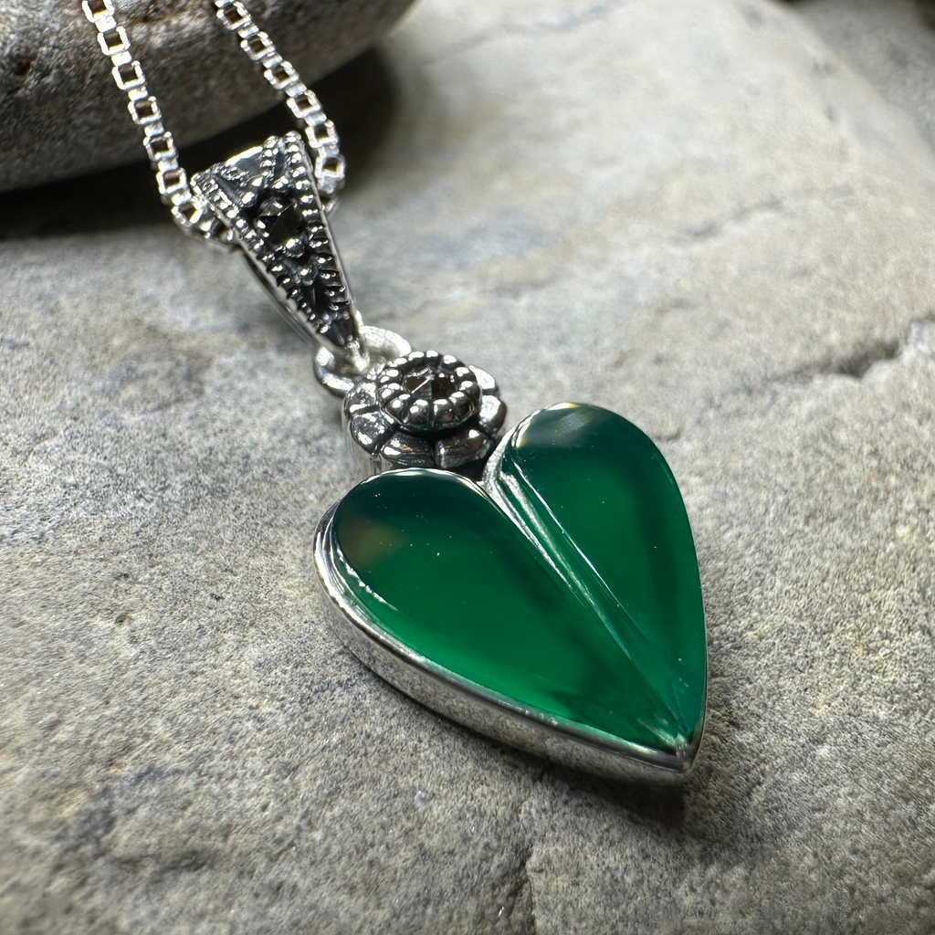 Aubrina Celtic Heart Necklace