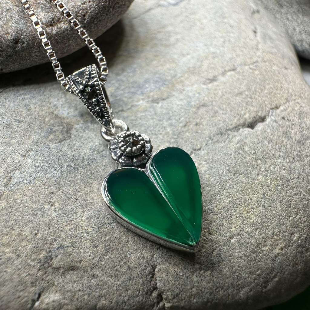 Aubrina Celtic Heart Necklace