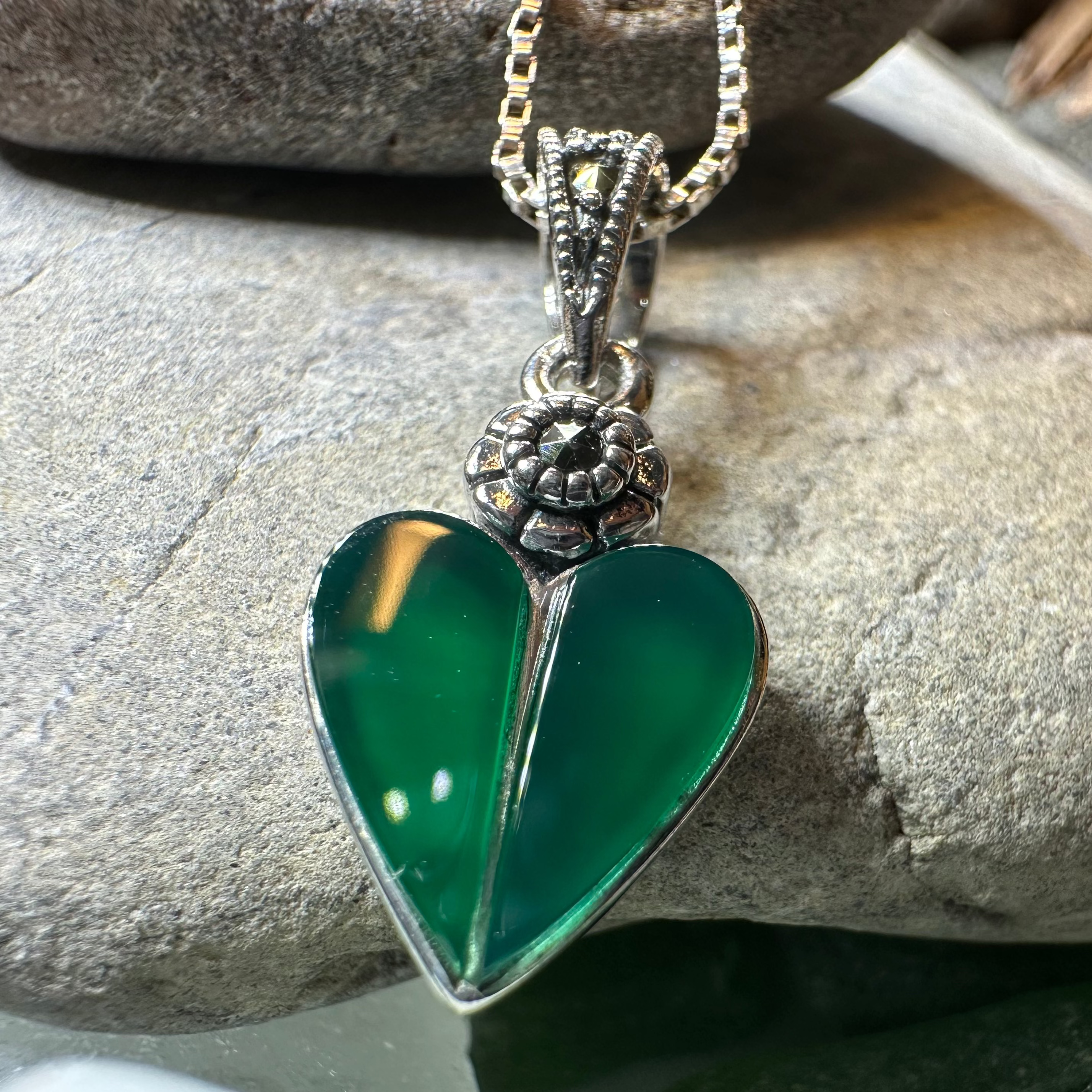 Aubrina Celtic Heart Necklace