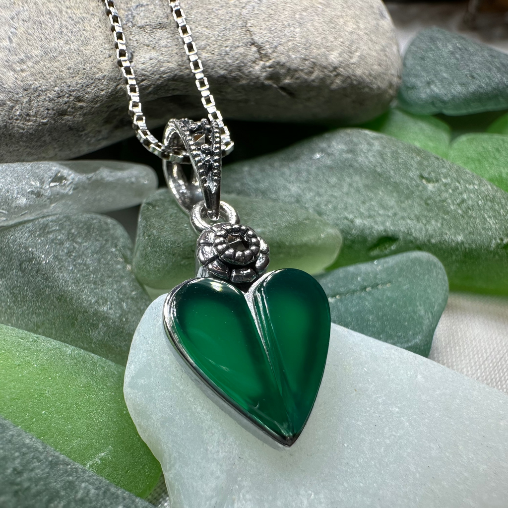 Aubrina Celtic Heart Necklace