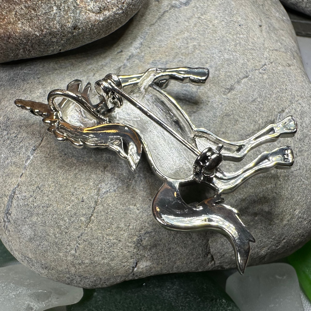 Prancing Unicorn of Scotland Pin