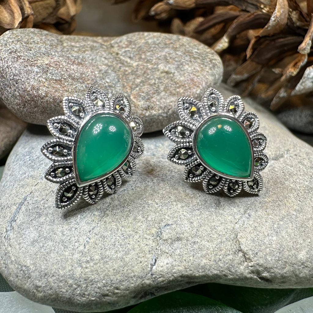 Glenys Marcasite Post Earrings