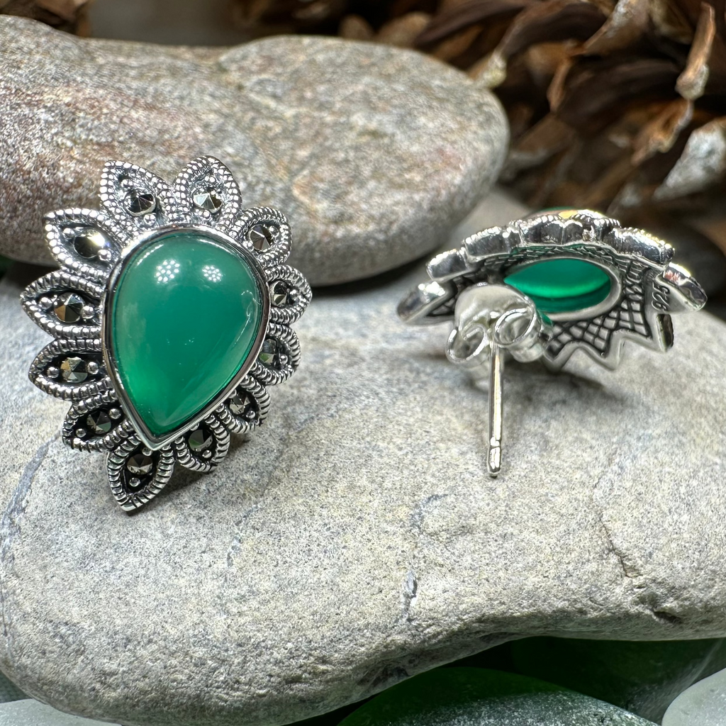 Glenys Marcasite Post Earrings