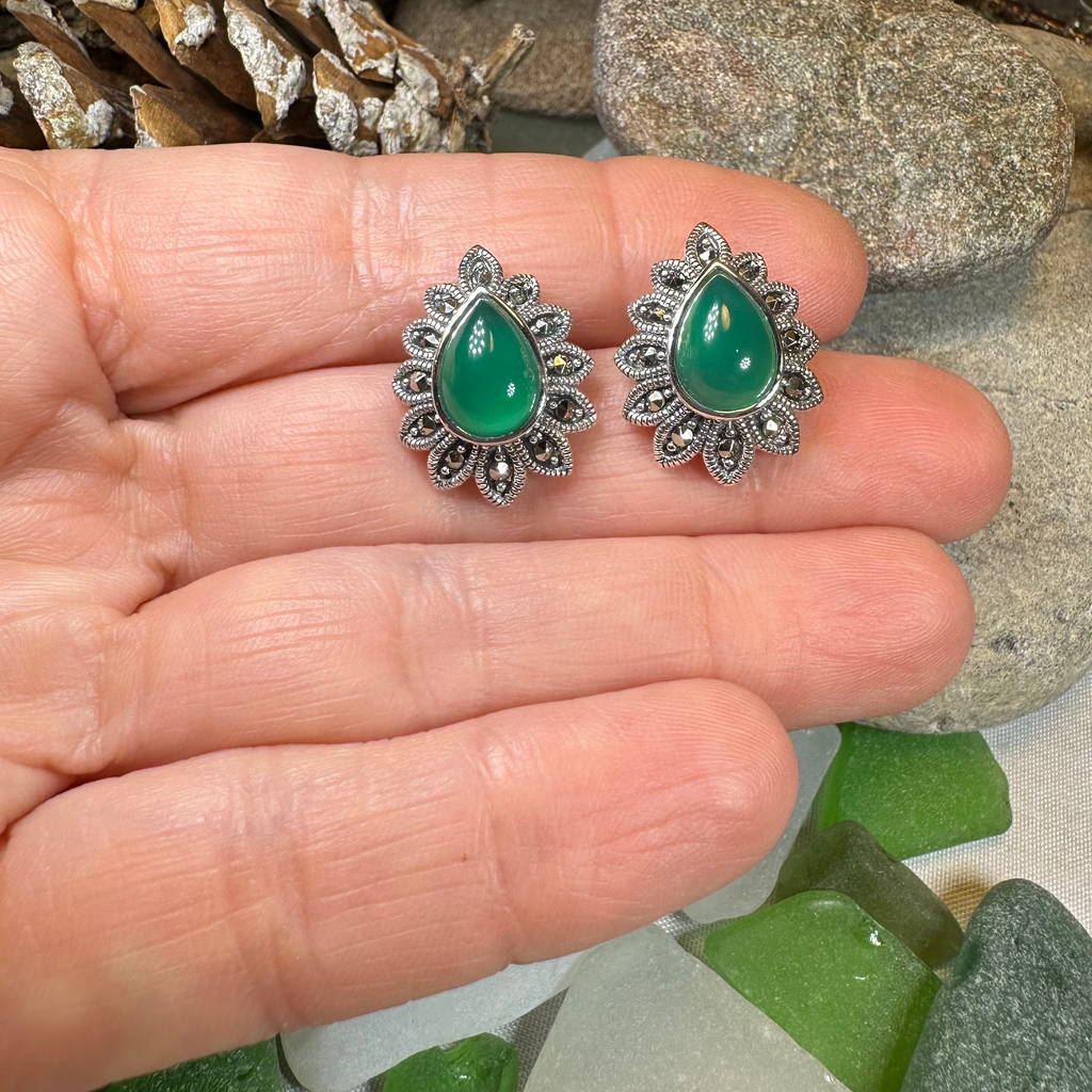 Glenys Marcasite Post Earrings