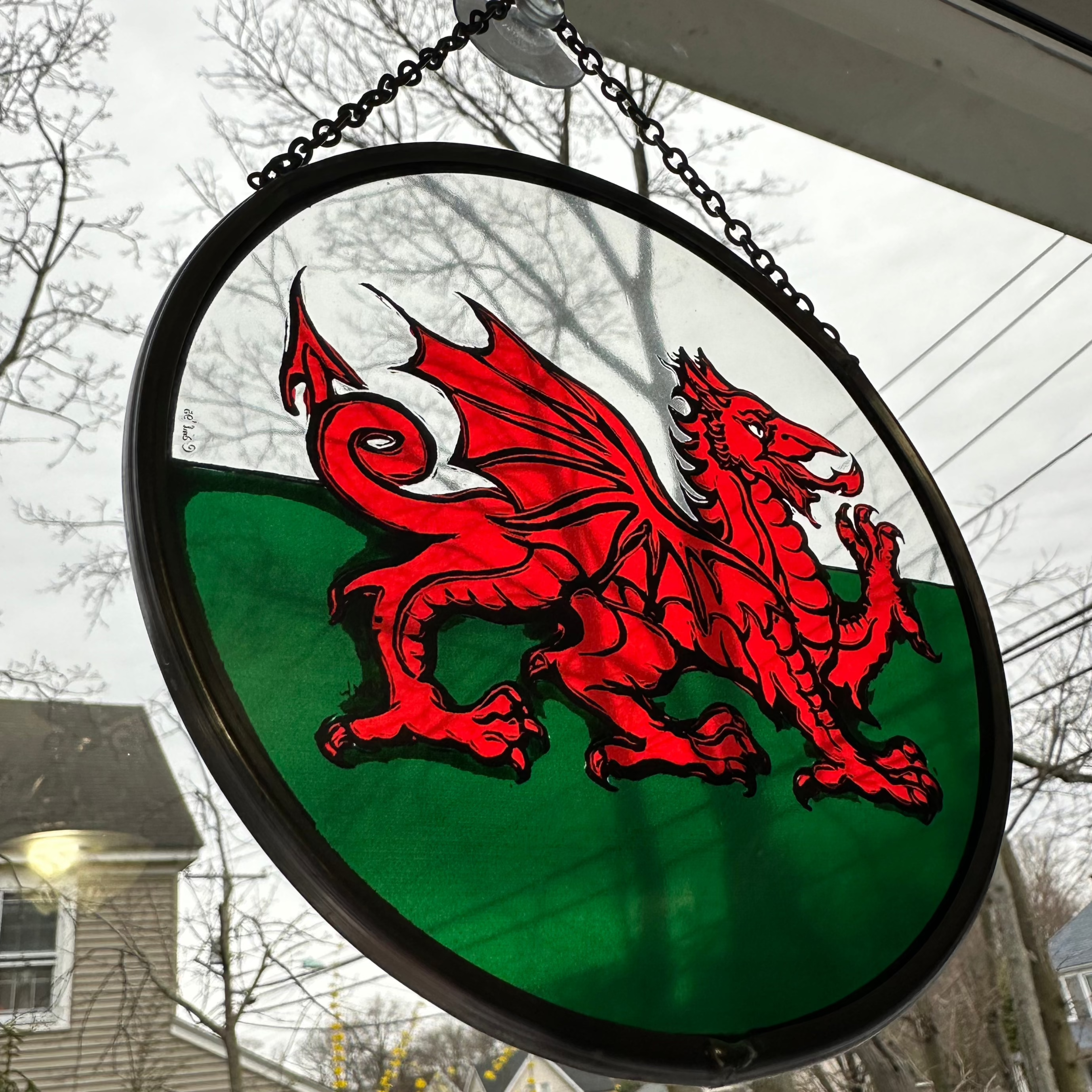 Welsh Dragon Suncatcher