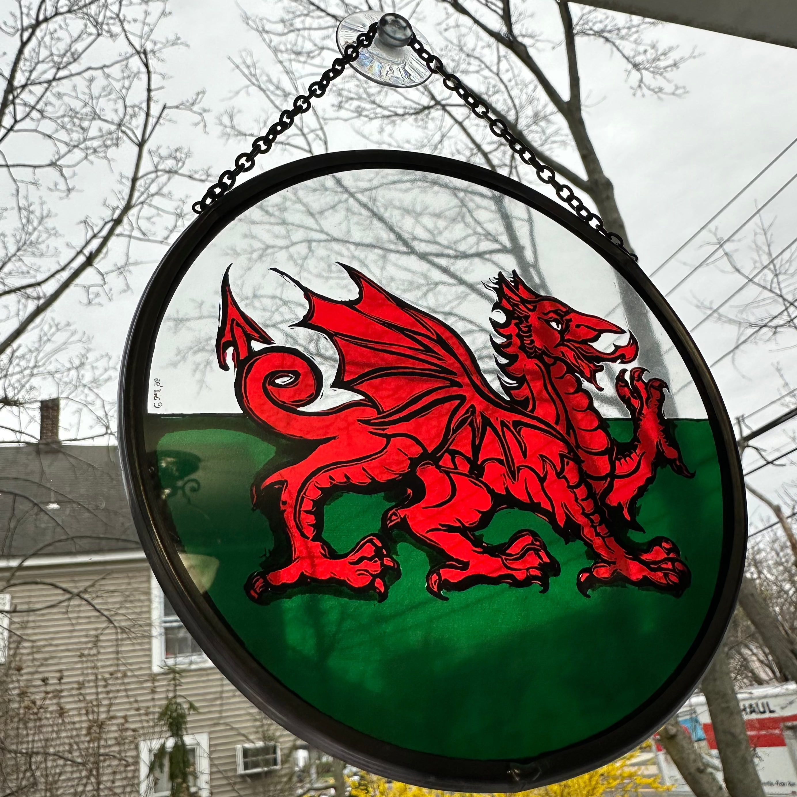 Welsh Dragon Suncatcher