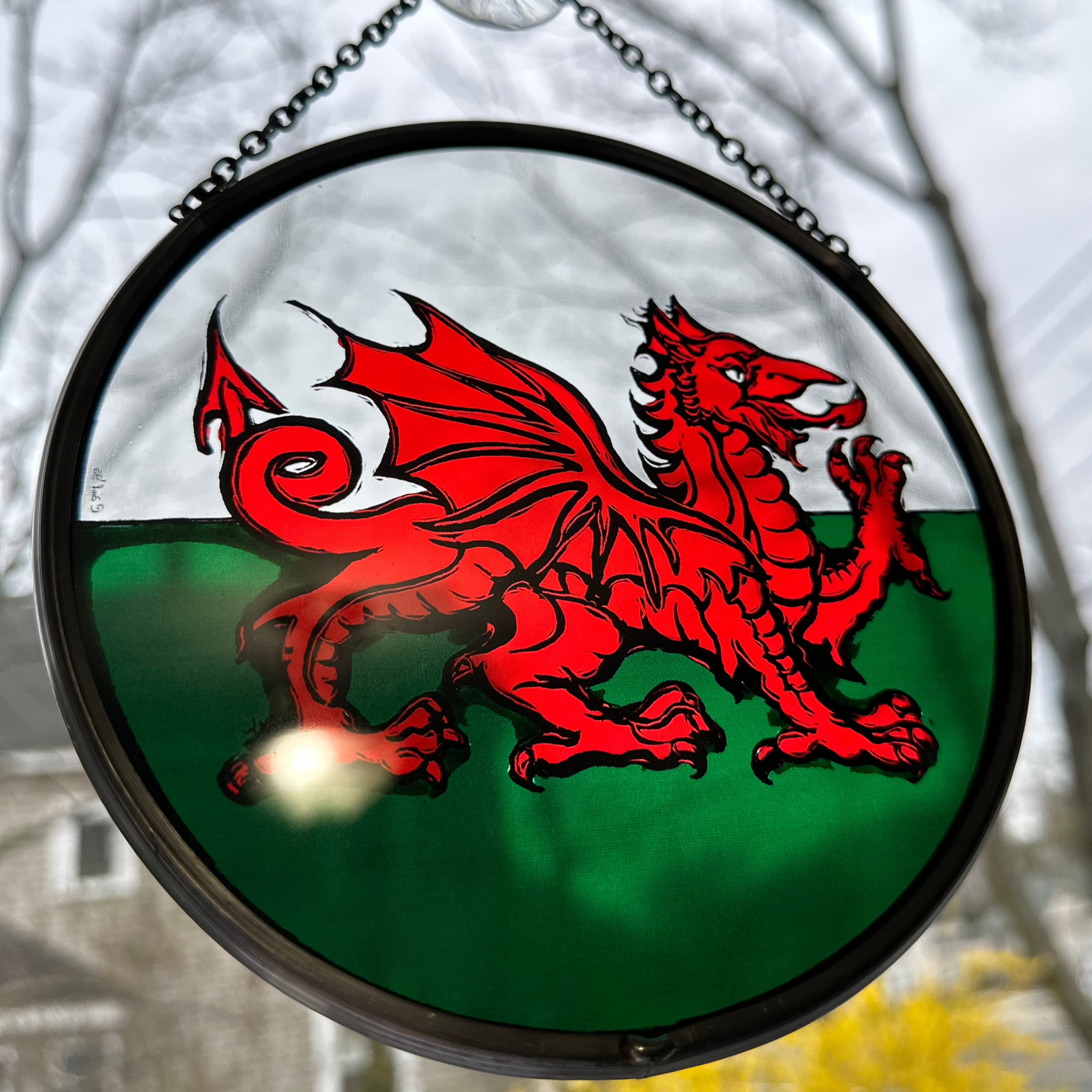Welsh Dragon Suncatcher