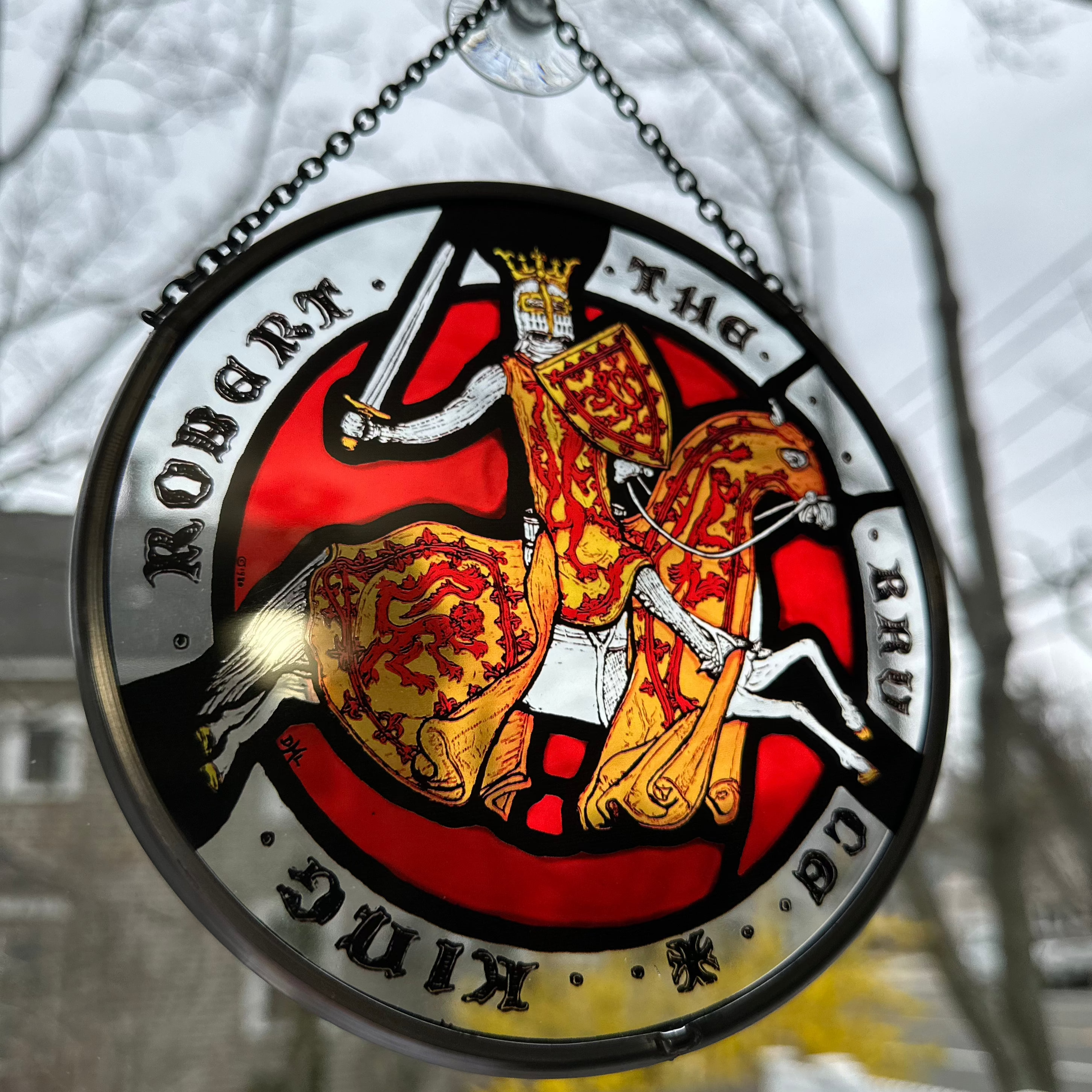 Scottish Robert the Bruce Suncatcher