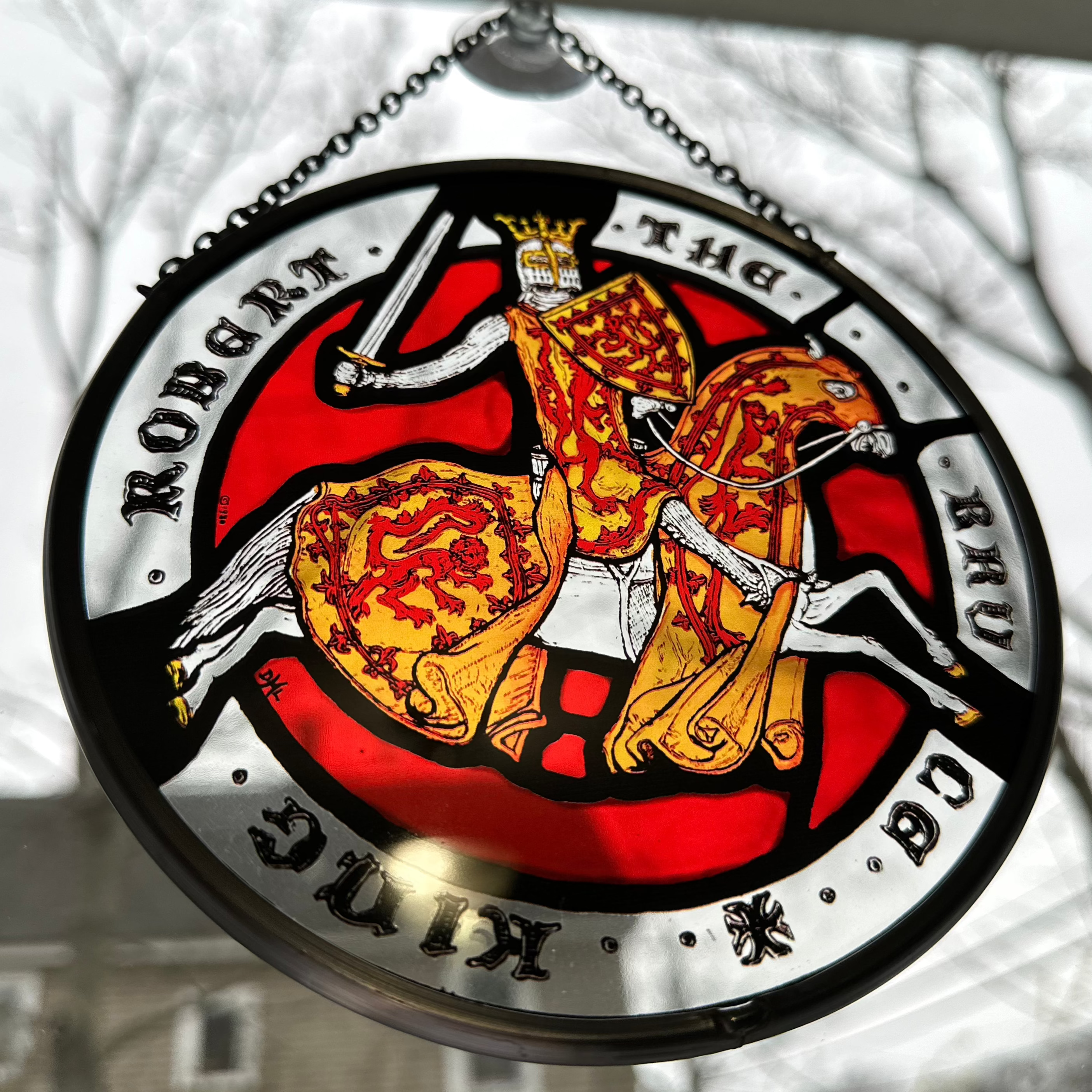 Scottish Robert the Bruce Suncatcher