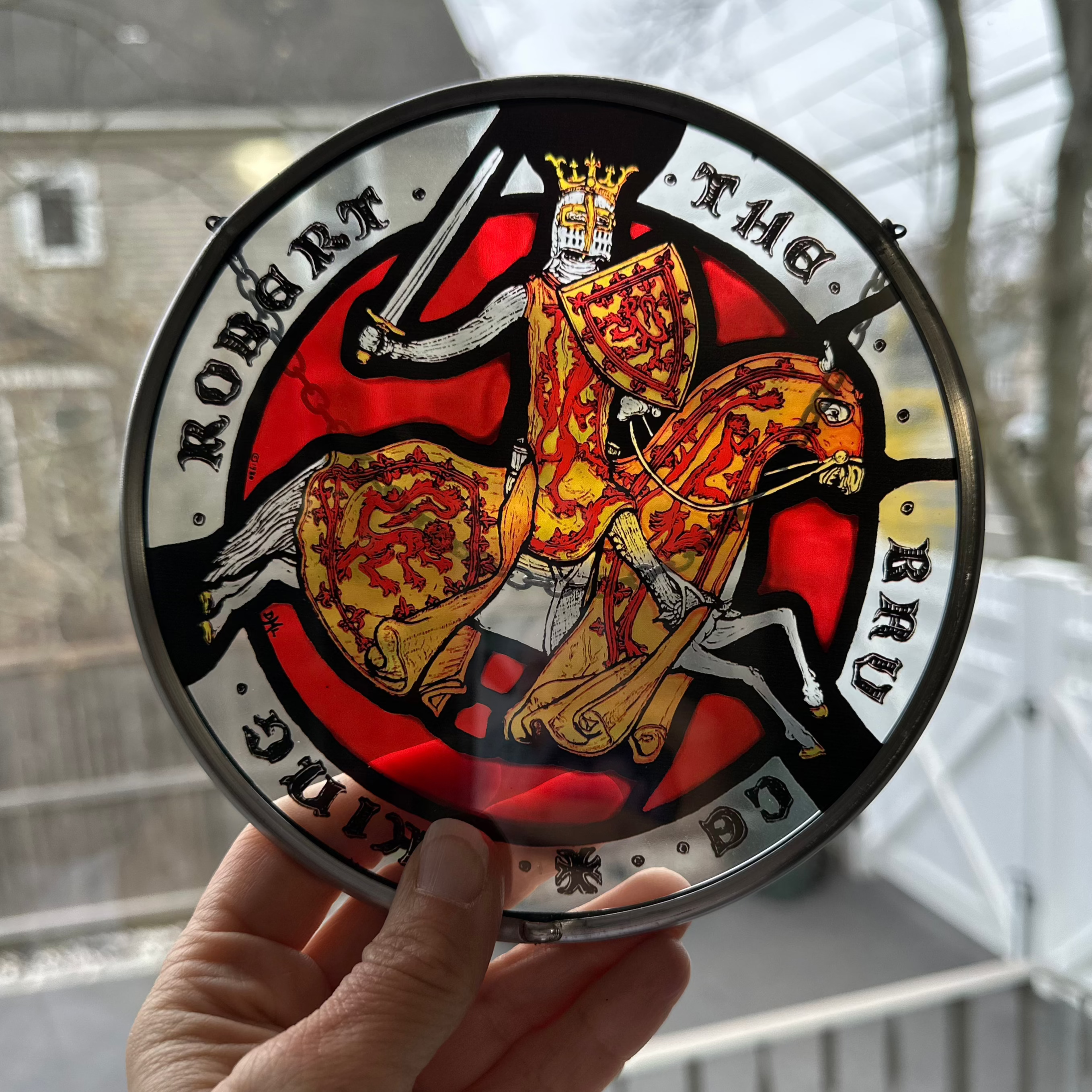 Scottish Robert the Bruce Suncatcher