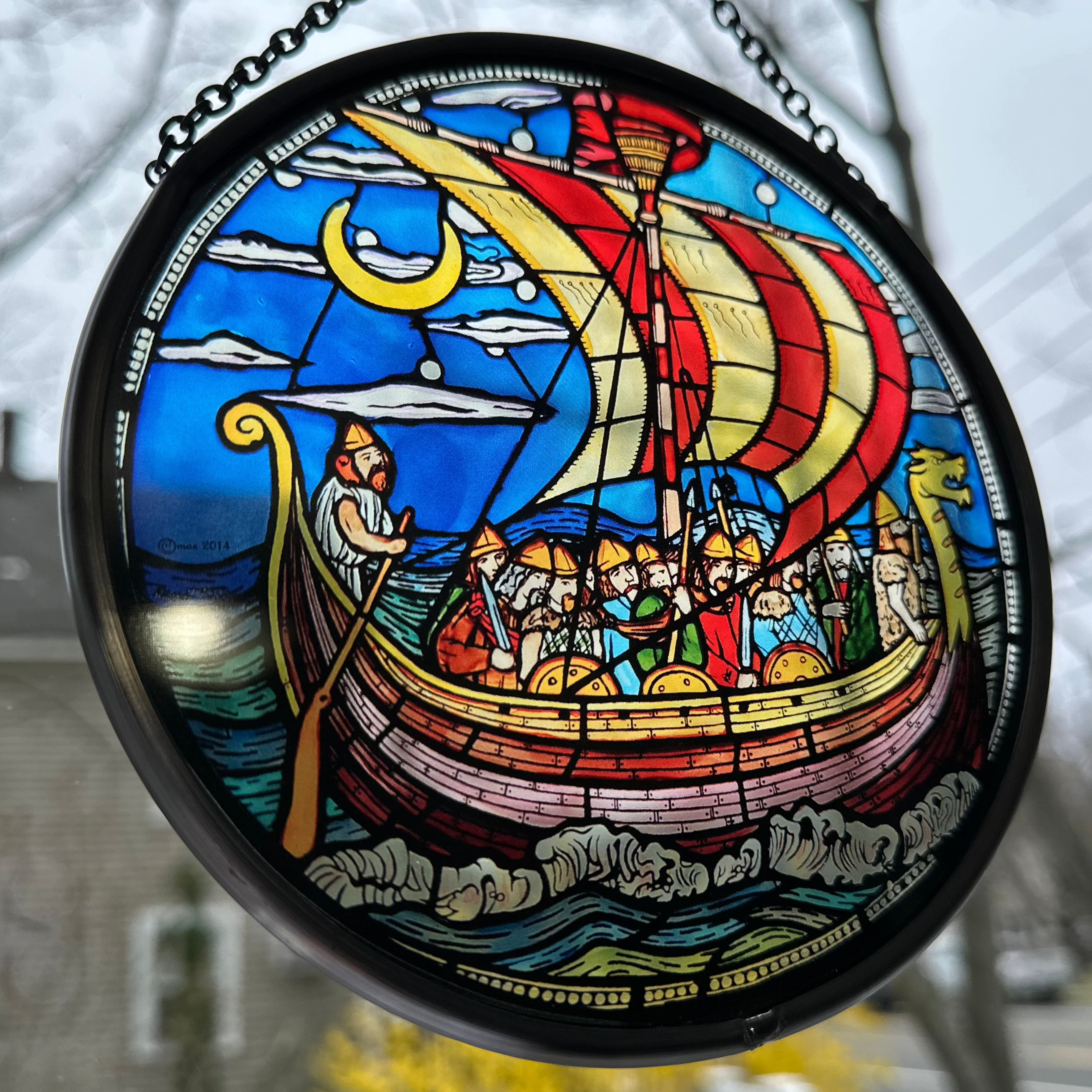 Viking Ship Suncatcher