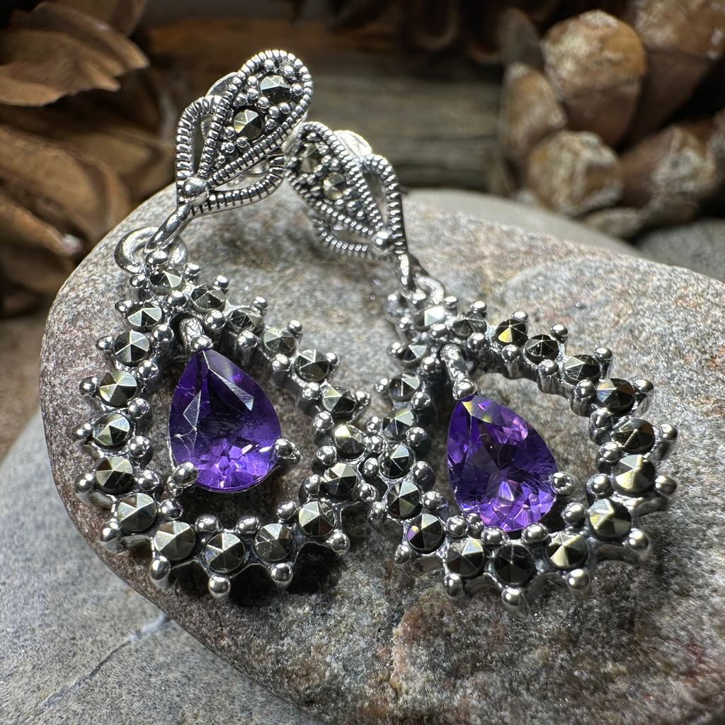 Bebe Marcasite Earrings