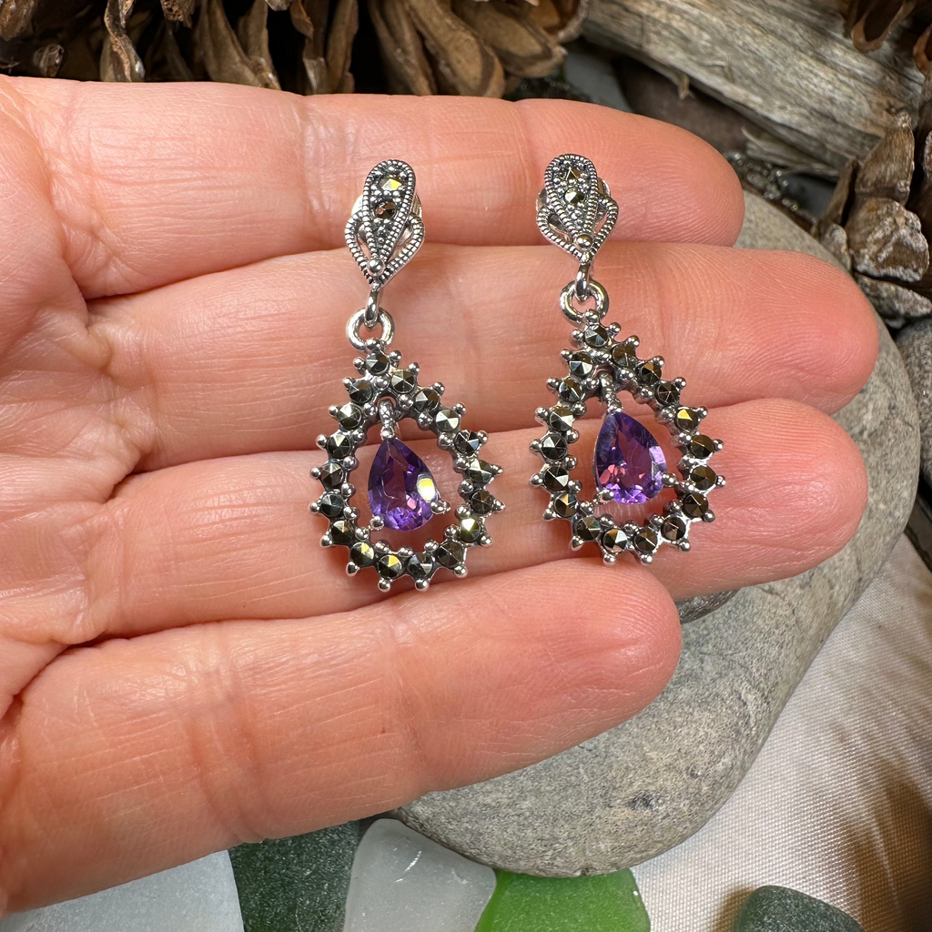 Bebe Marcasite Earrings