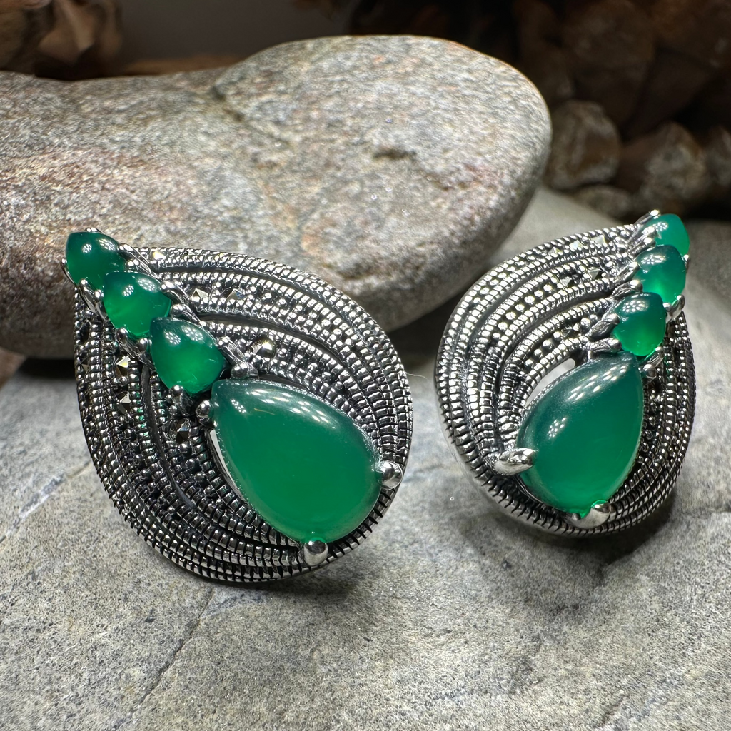 Theda Marcasite Post Earrings