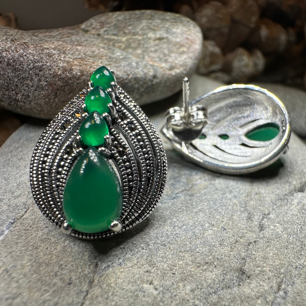 Theda Marcasite Post Earrings
