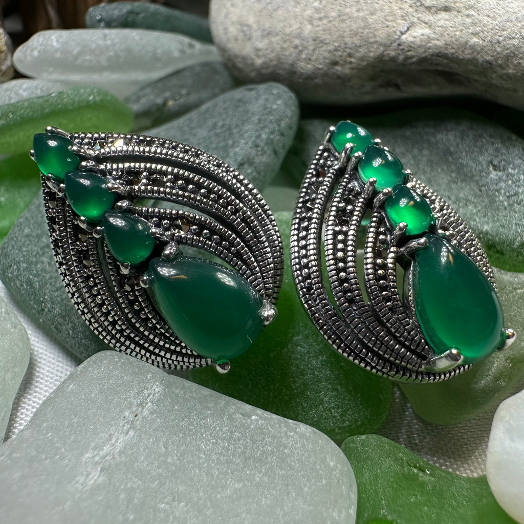 Theda Marcasite Post Earrings