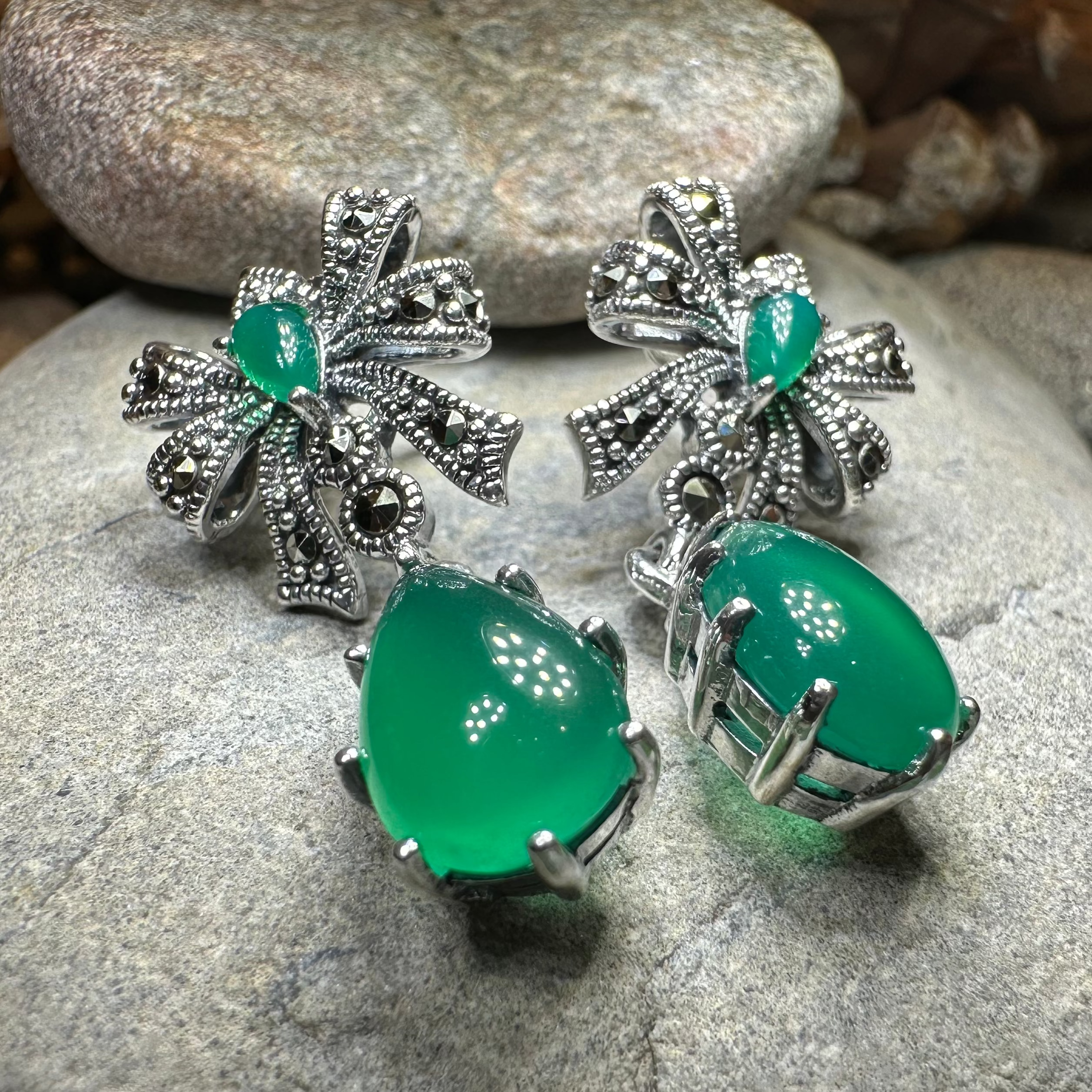 Irish Princess Marcasite Earrings