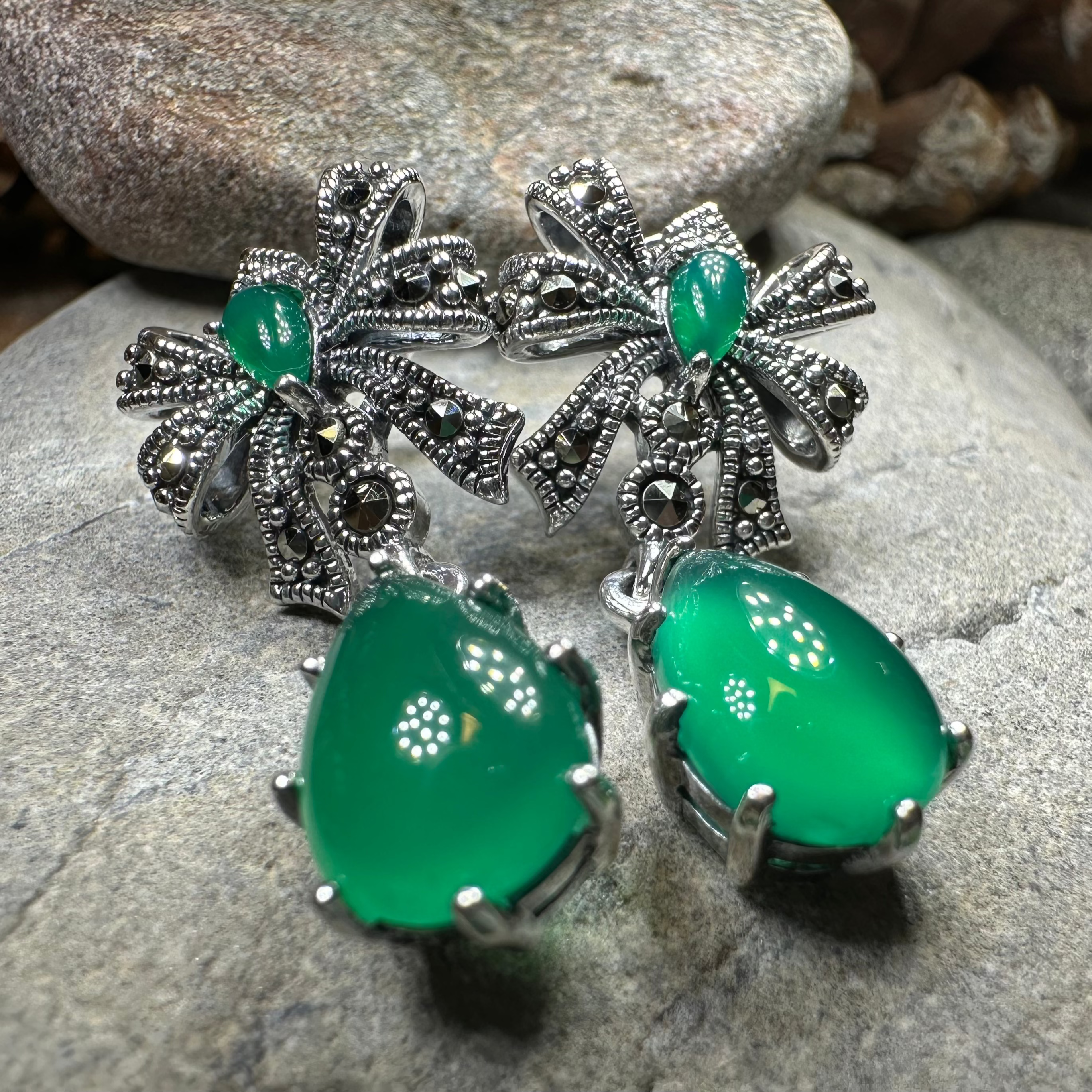 Irish Princess Marcasite Earrings