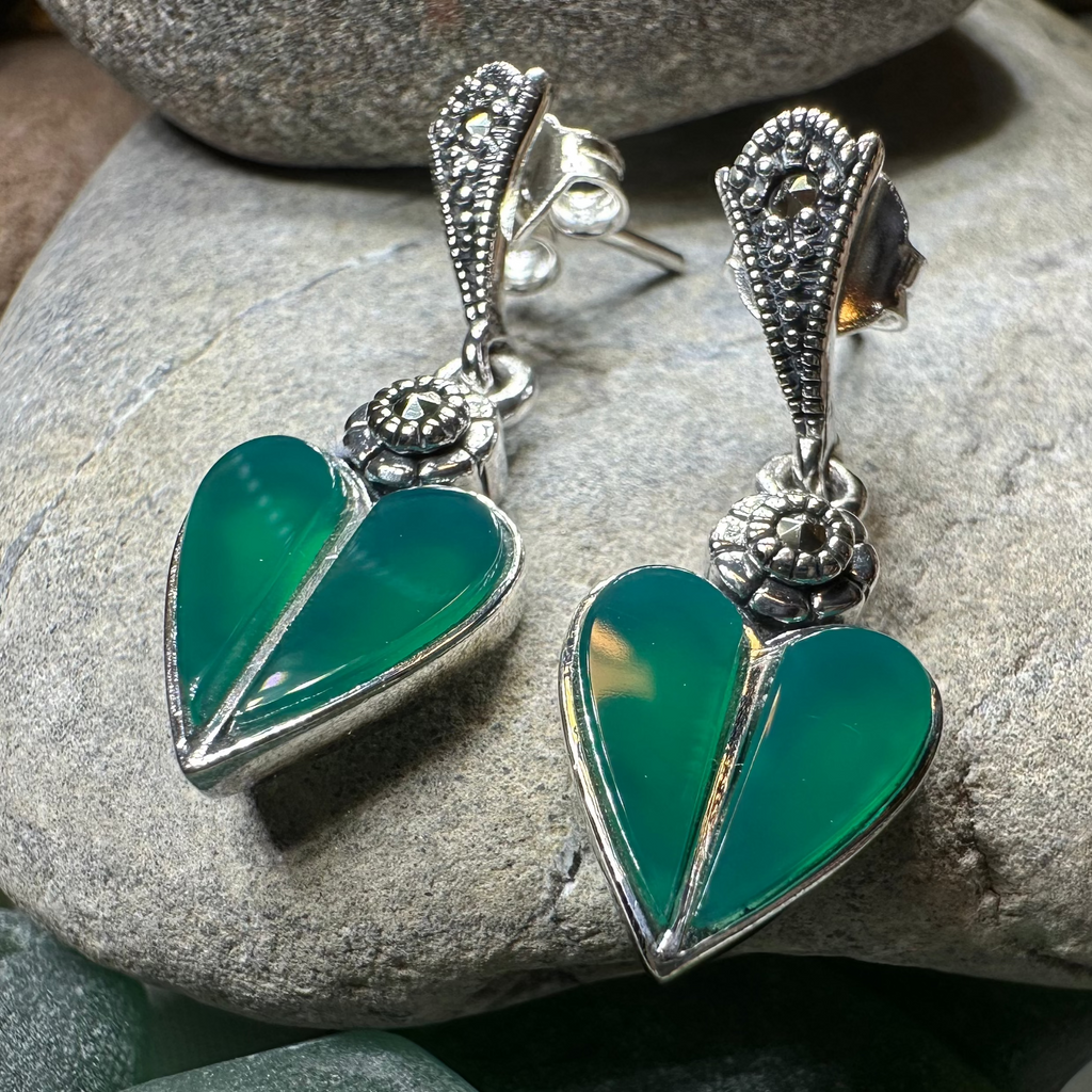Aubrina Celtic Heart Earrings