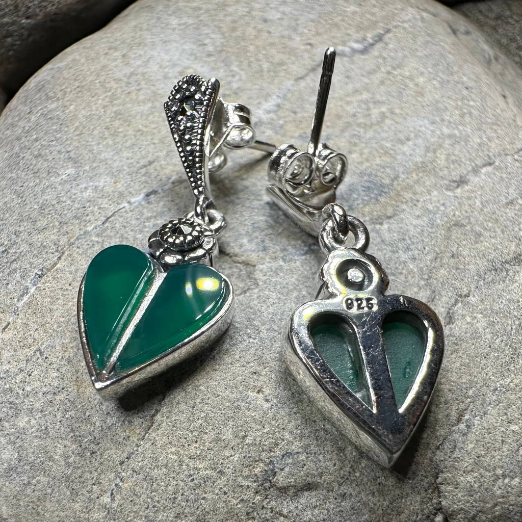 Aubrina Celtic Heart Earrings