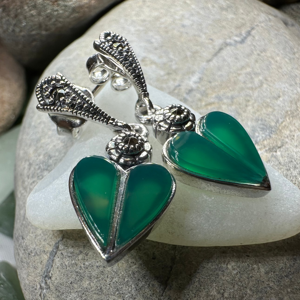 Aubrina Celtic Heart Earrings
