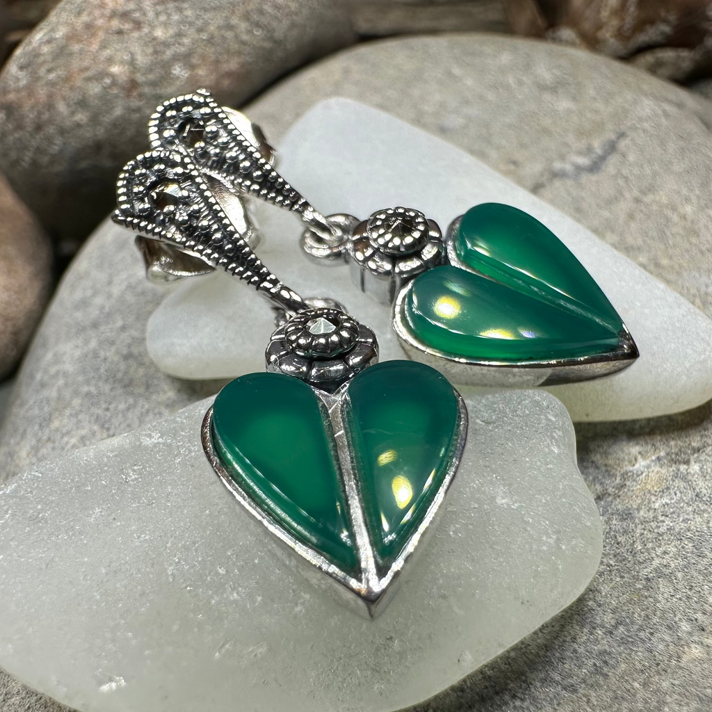 Aubrina Celtic Heart Earrings