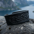 Celtic Legend Leather Cuff Bracelet