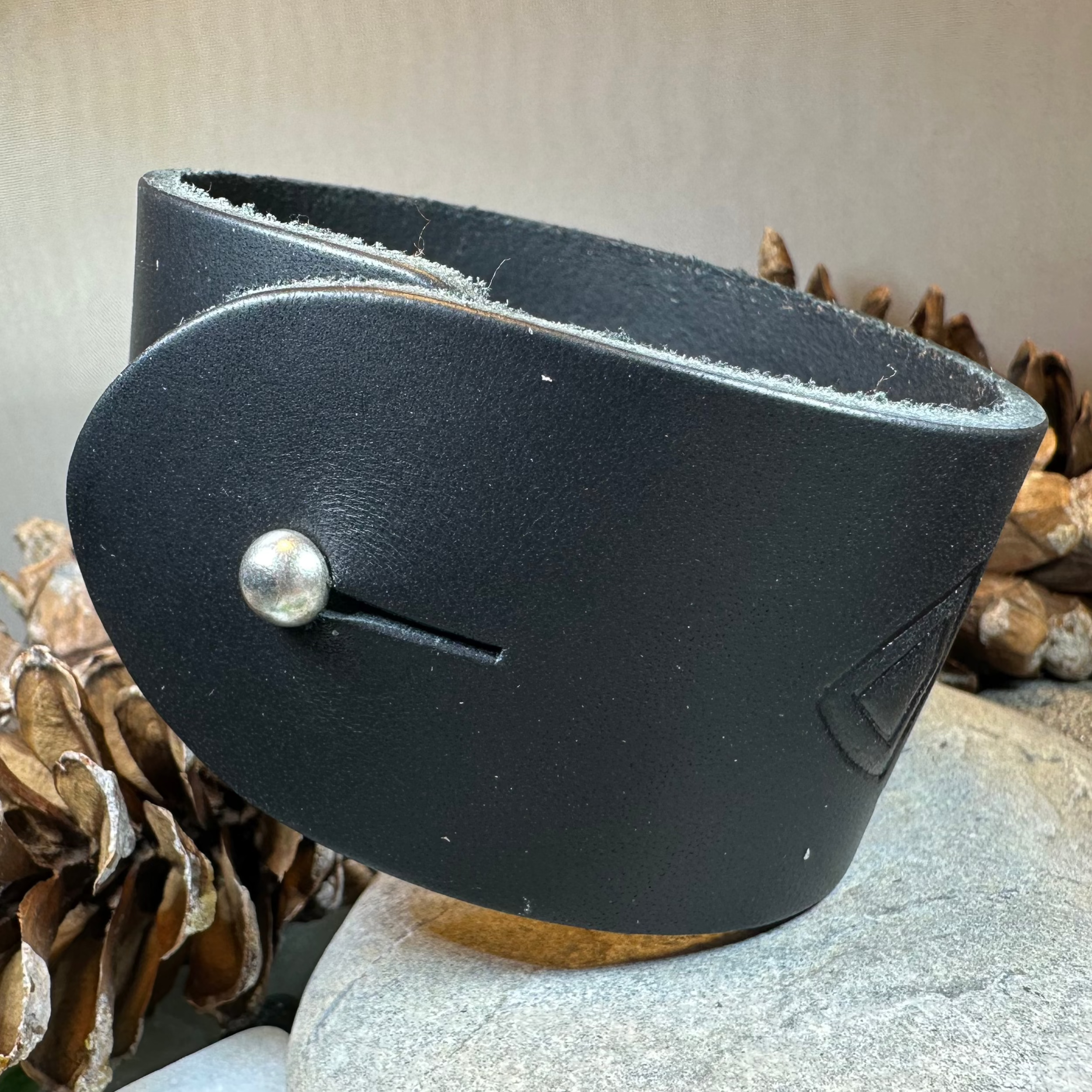 Celtic Warrior Leather Cuff Bracelet